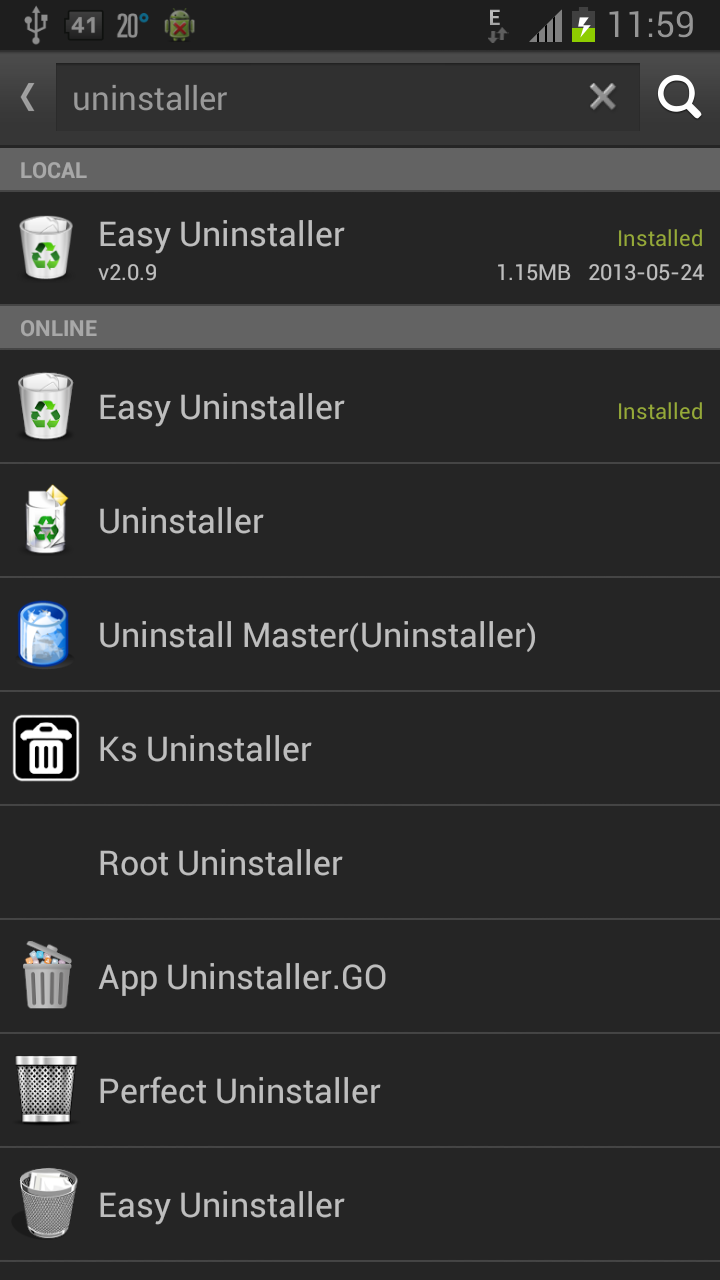 اسکرین شات 5 برنامه Easy Installer - Apps On SD