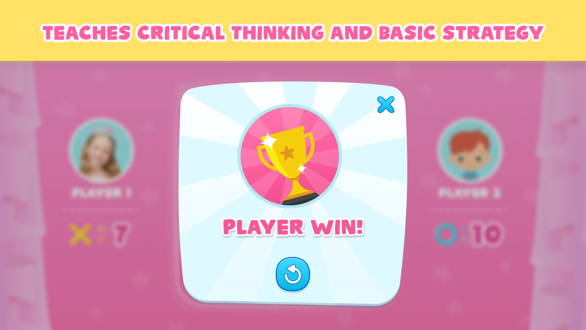 اسکرین شات 3 بازی Tic Tac Toe Game with Nastya