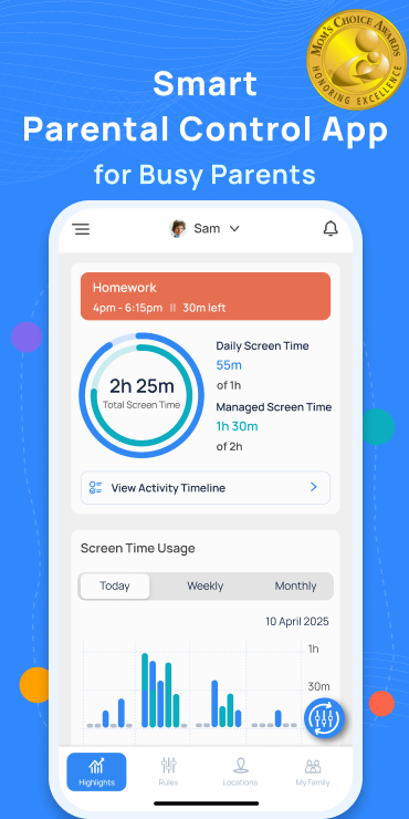 اسکرین شات 1 برنامه Parental Control App: Mobicip