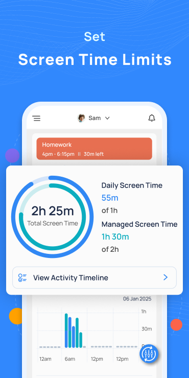 اسکرین شات 2 برنامه Parental Control App: Mobicip