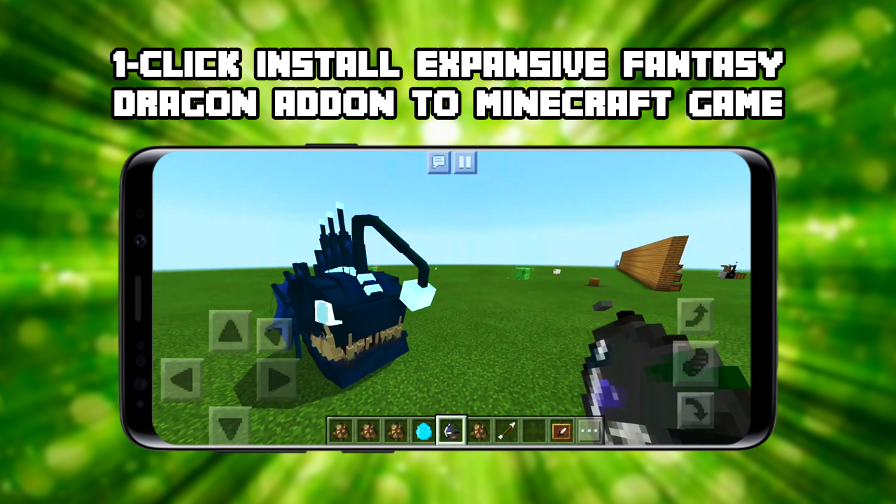 اسکرین شات 3 برنامه Dragon Mod for Minecraft PE