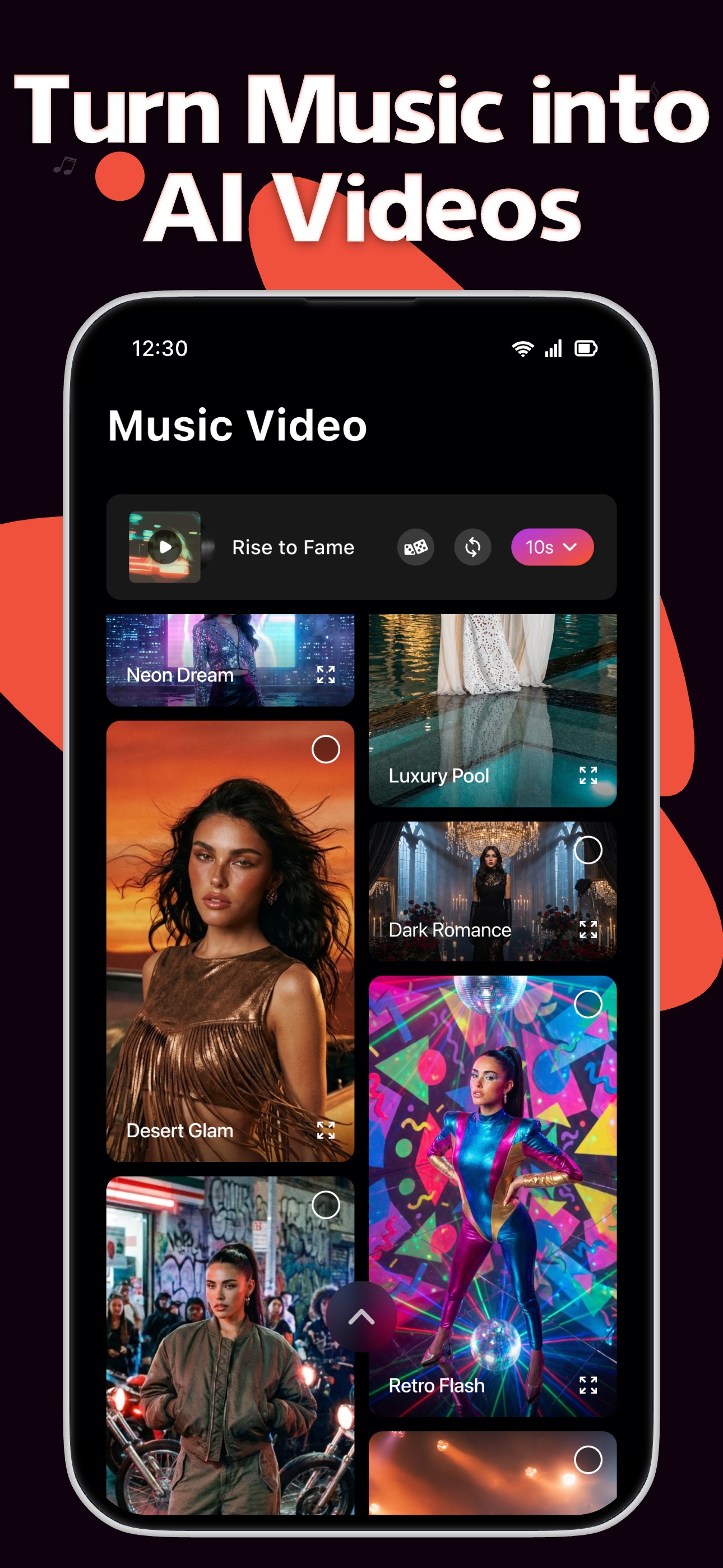 اسکرین شات 3 برنامه AI Song Generator, Cover Music
