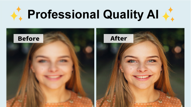 اسکرین شات 1 برنامه AI Photo Enhancer - Fix Blur