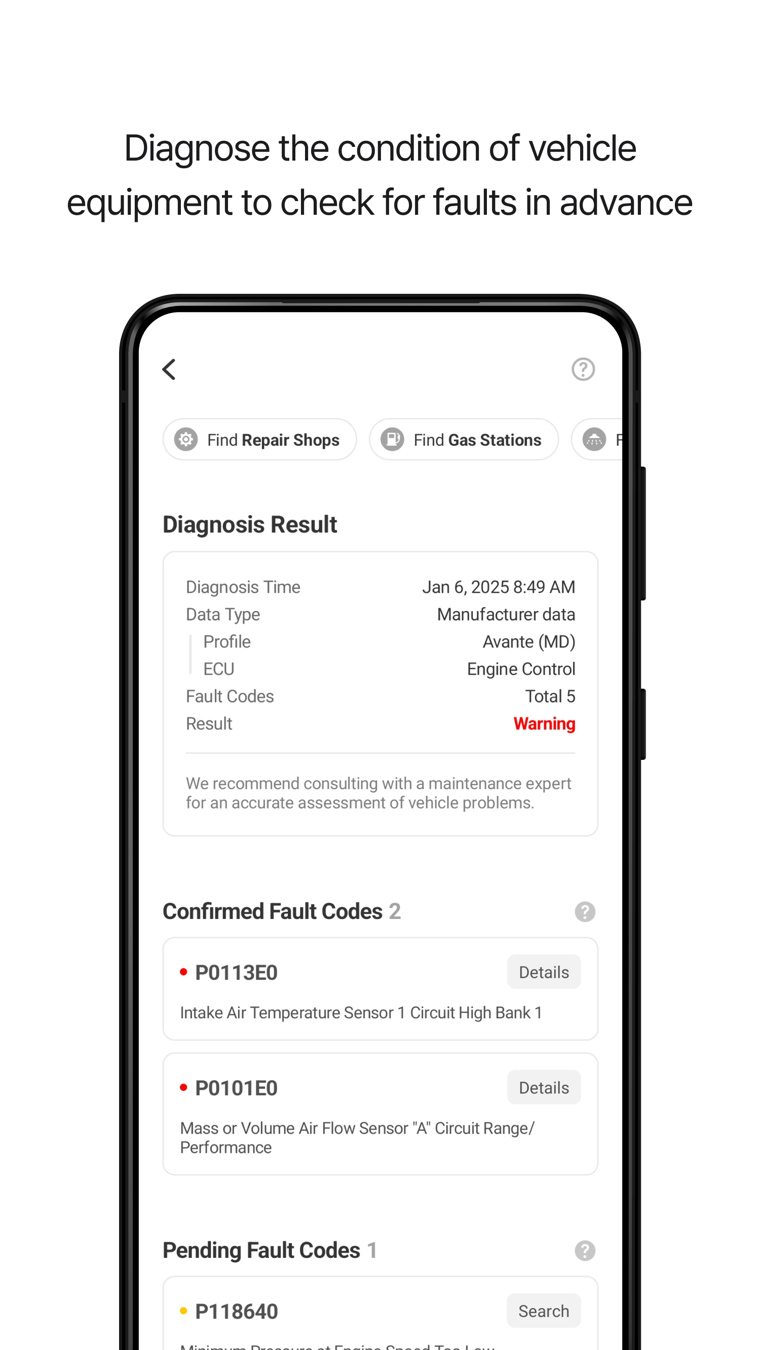 اسکرین شات 2 برنامه Infocar - OBD2 اسکنر خودرو