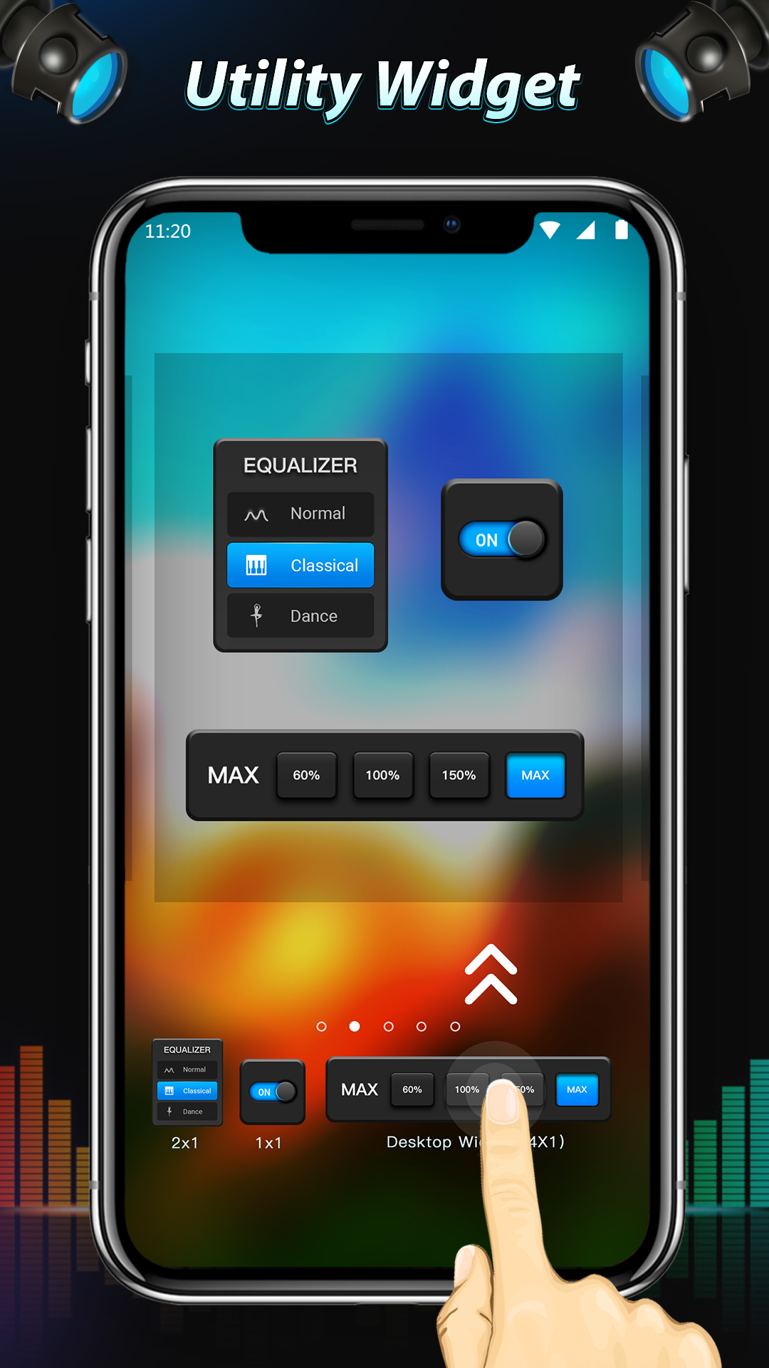 اسکرین شات 4 برنامه Equalizer & Bass Booster