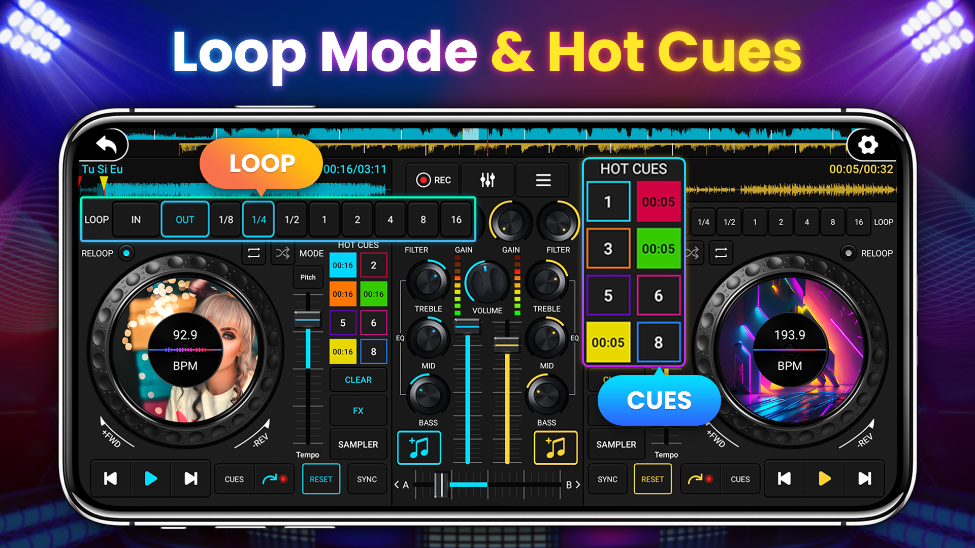 اسکرین شات 6 برنامه DJ Mixer Studio - DJ Music Mix