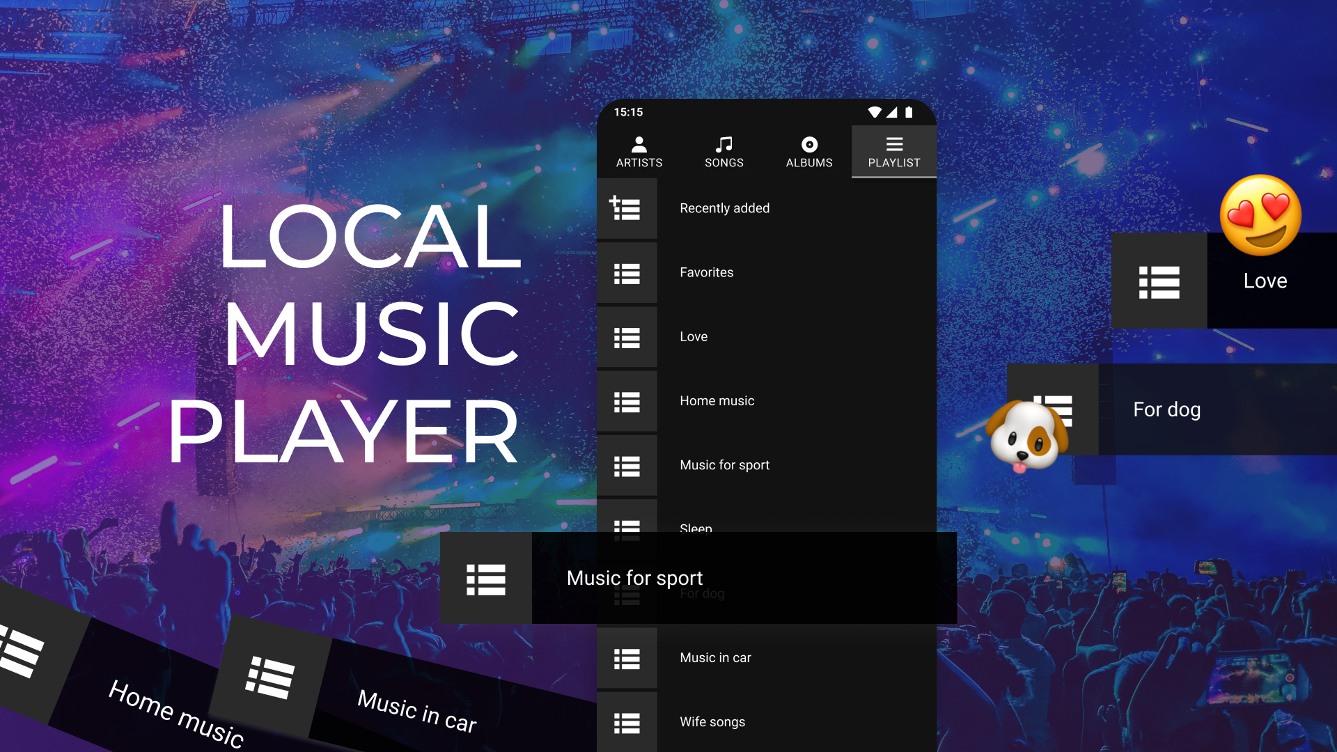 اسکرین شات 7 برنامه Simple Music Player