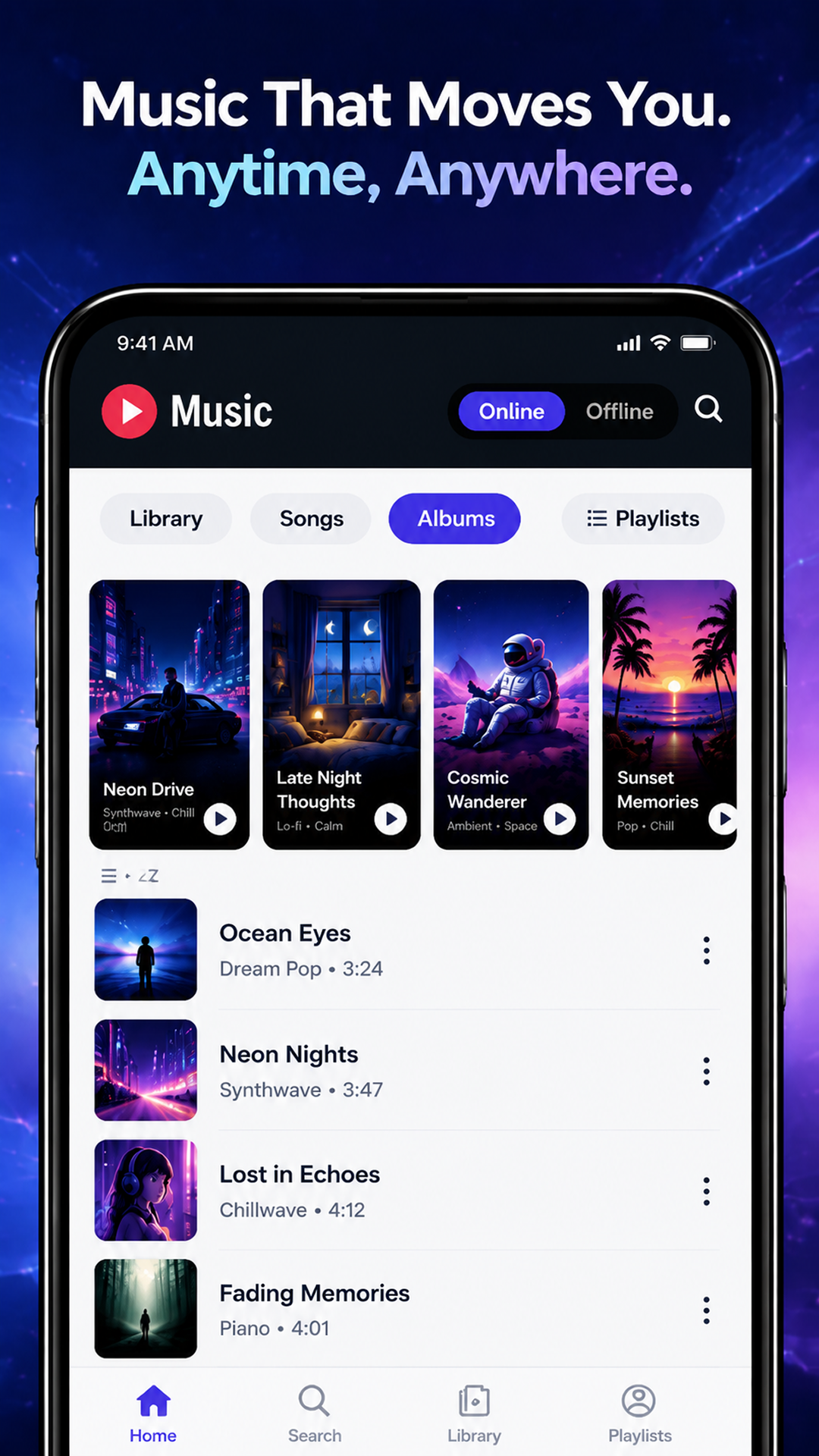 اسکرین شات 7 برنامه Music Player Mp3 Player