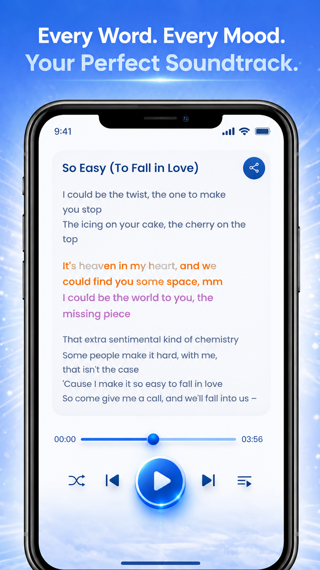 اسکرین شات 4 برنامه Music Player Mp3 Player