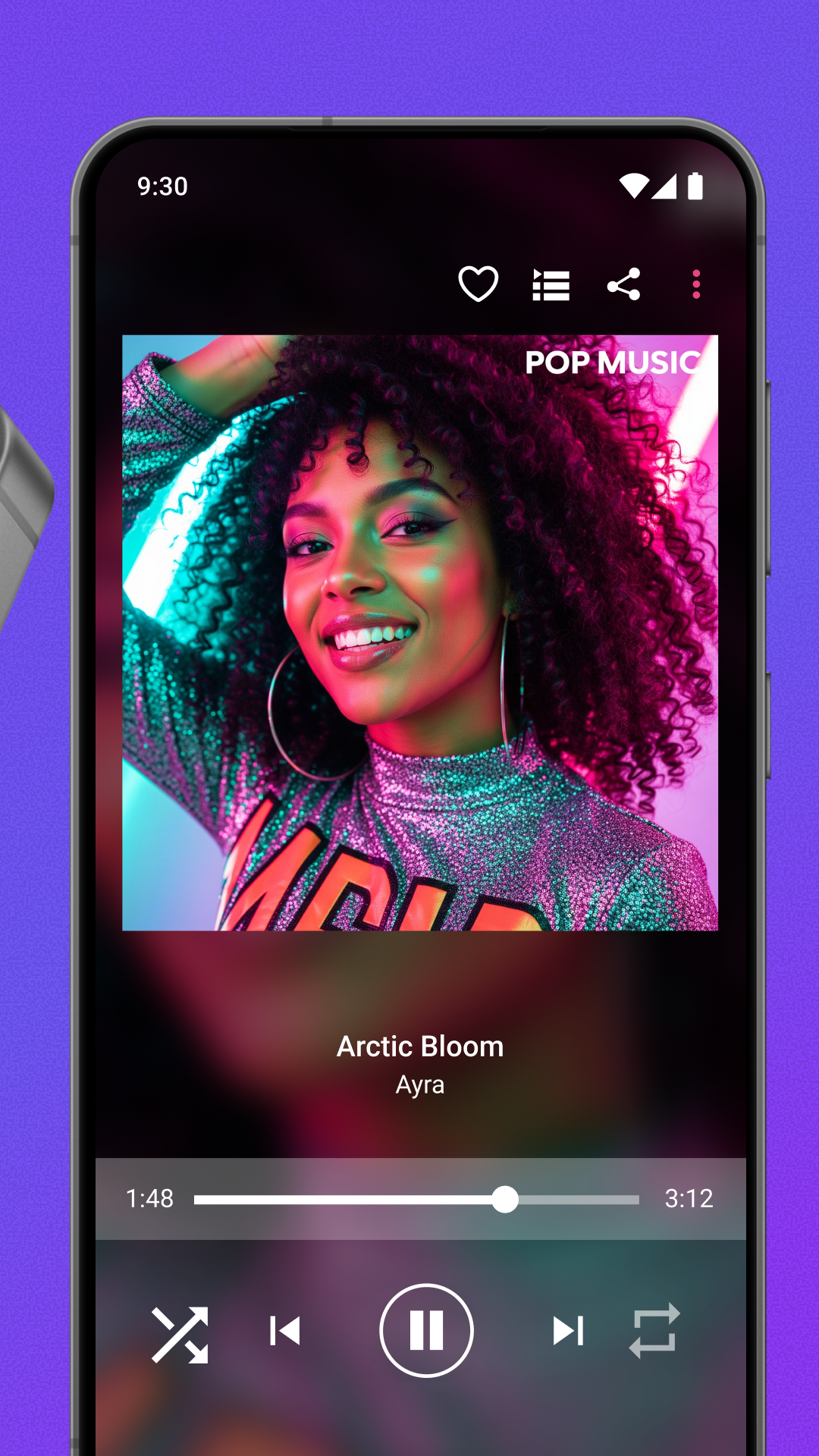 اسکرین شات 5 برنامه Audio & Music Player MP3
