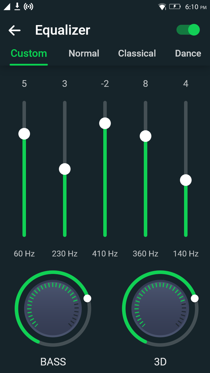 اسکرین شات 5 برنامه Music Player - MP3 Player