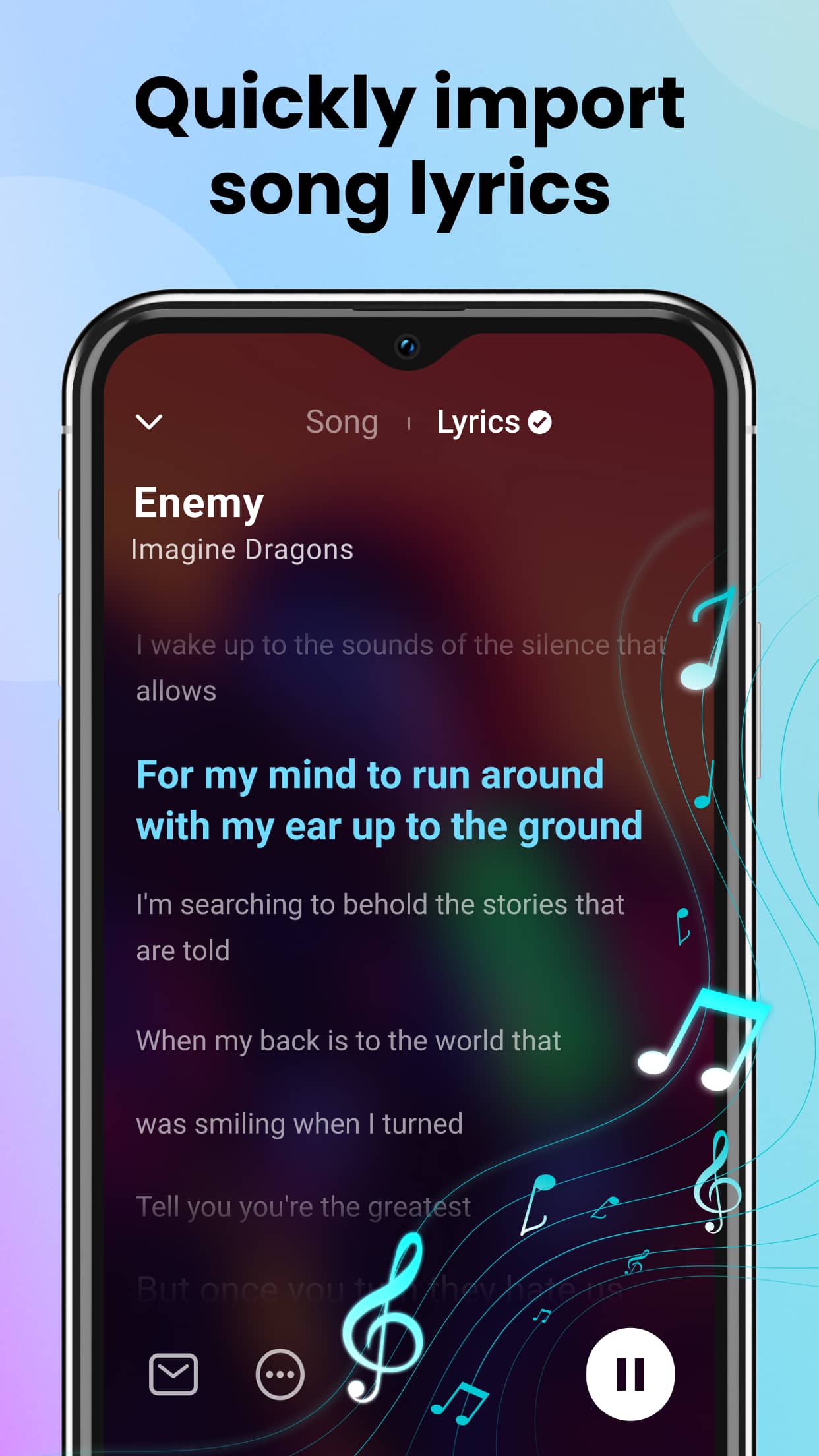 اسکرین شات 4 برنامه Music Player & MP3 Player