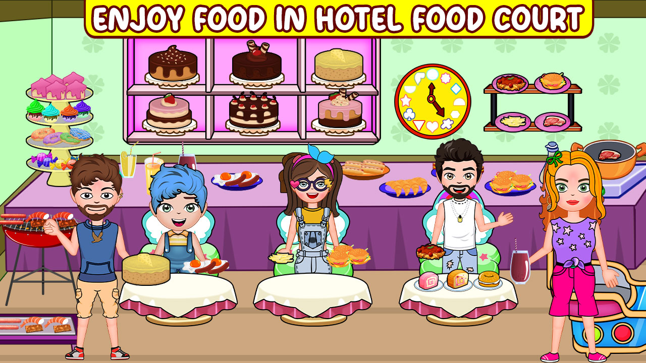 اسکرین شات 3 بازی My FamilyTown Fun Beach Picnic