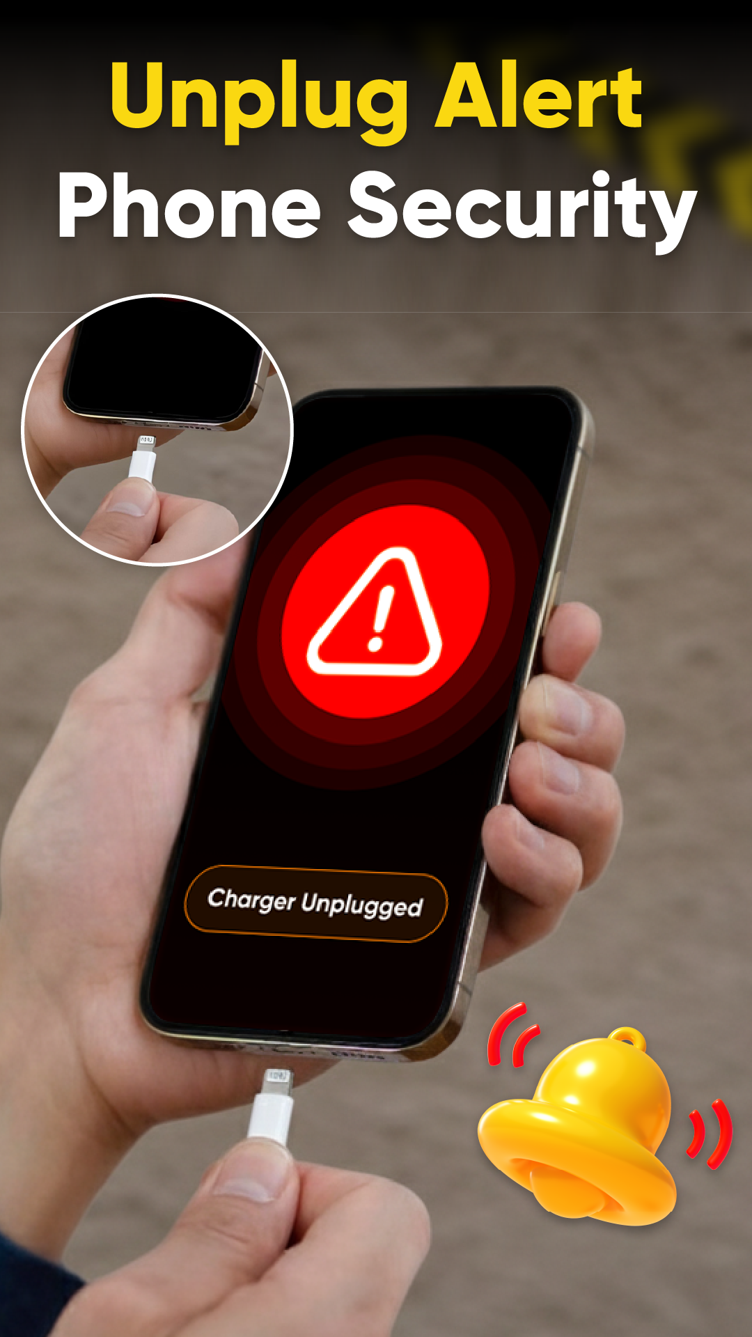 اسکرین شات 3 برنامه Phone Touch Alarm - Anti Theft