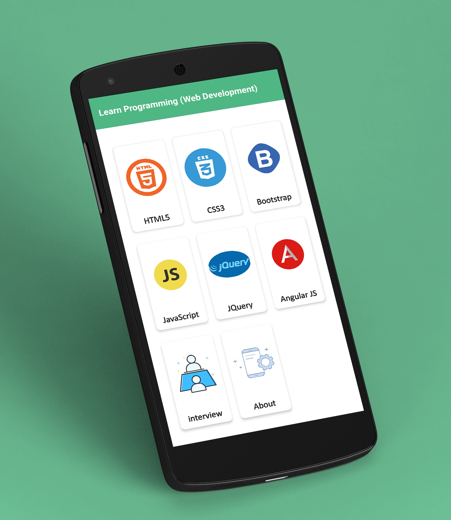 اسکرین شات 1 برنامه Learn Web Programming