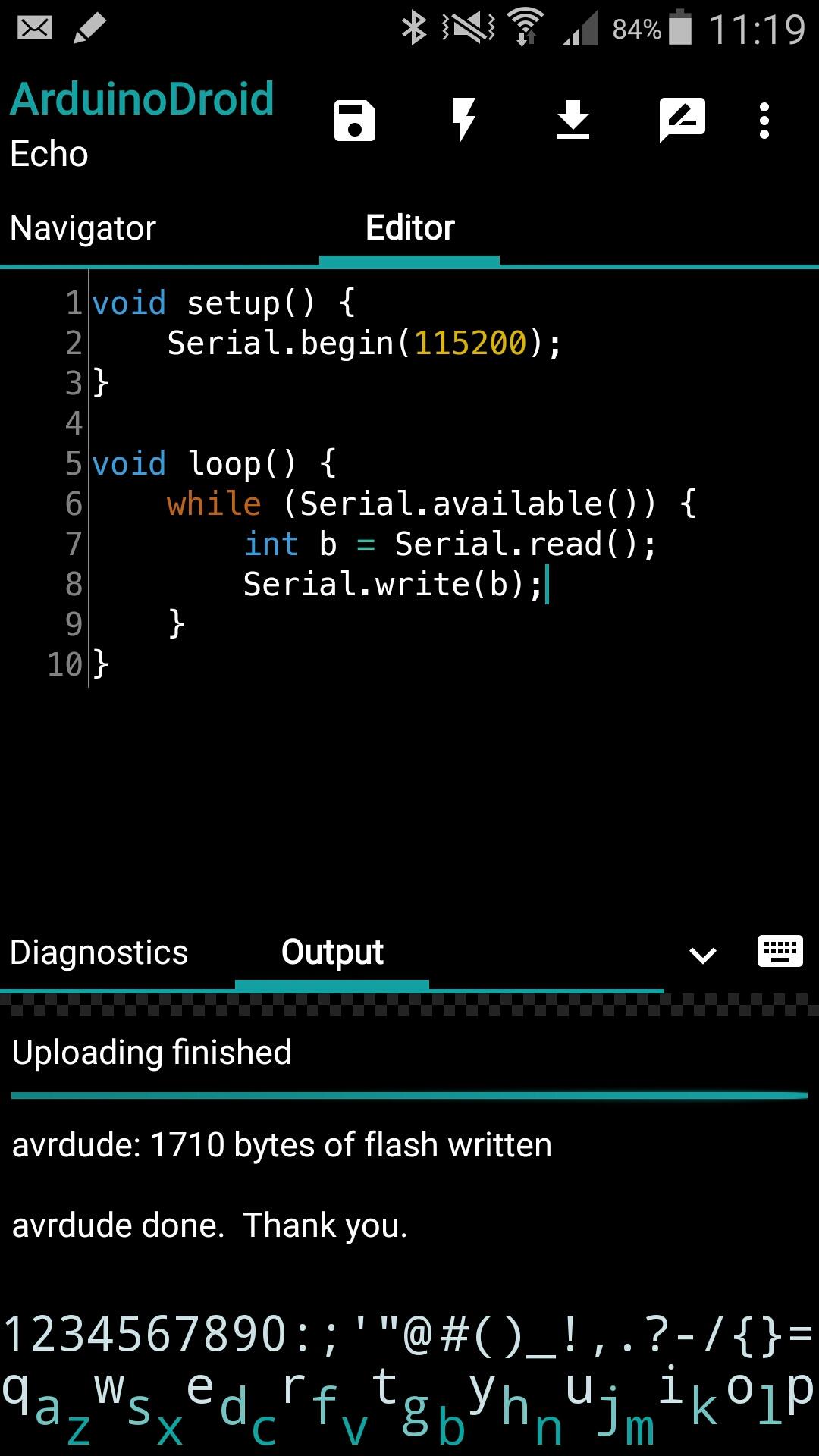 اسکرین شات 4 برنامه ArduinoDroid - Arduino/ESP IDE