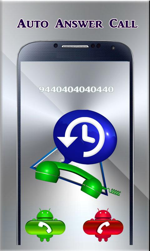 اسکرین شات 1 برنامه Auto Answer Call