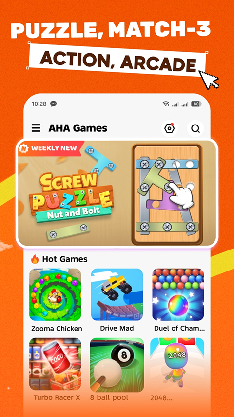 اسکرین شات 3 بازی AHA Games: 10K+ Offline Games