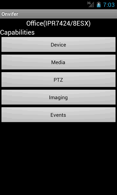 اسکرین شات 4 برنامه Onvier - IP Camera Monitor