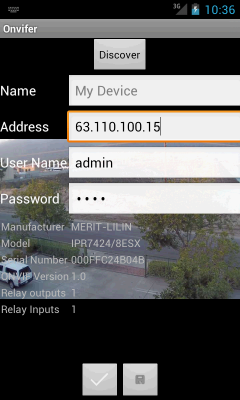 اسکرین شات 1 برنامه Onvier - IP Camera Monitor