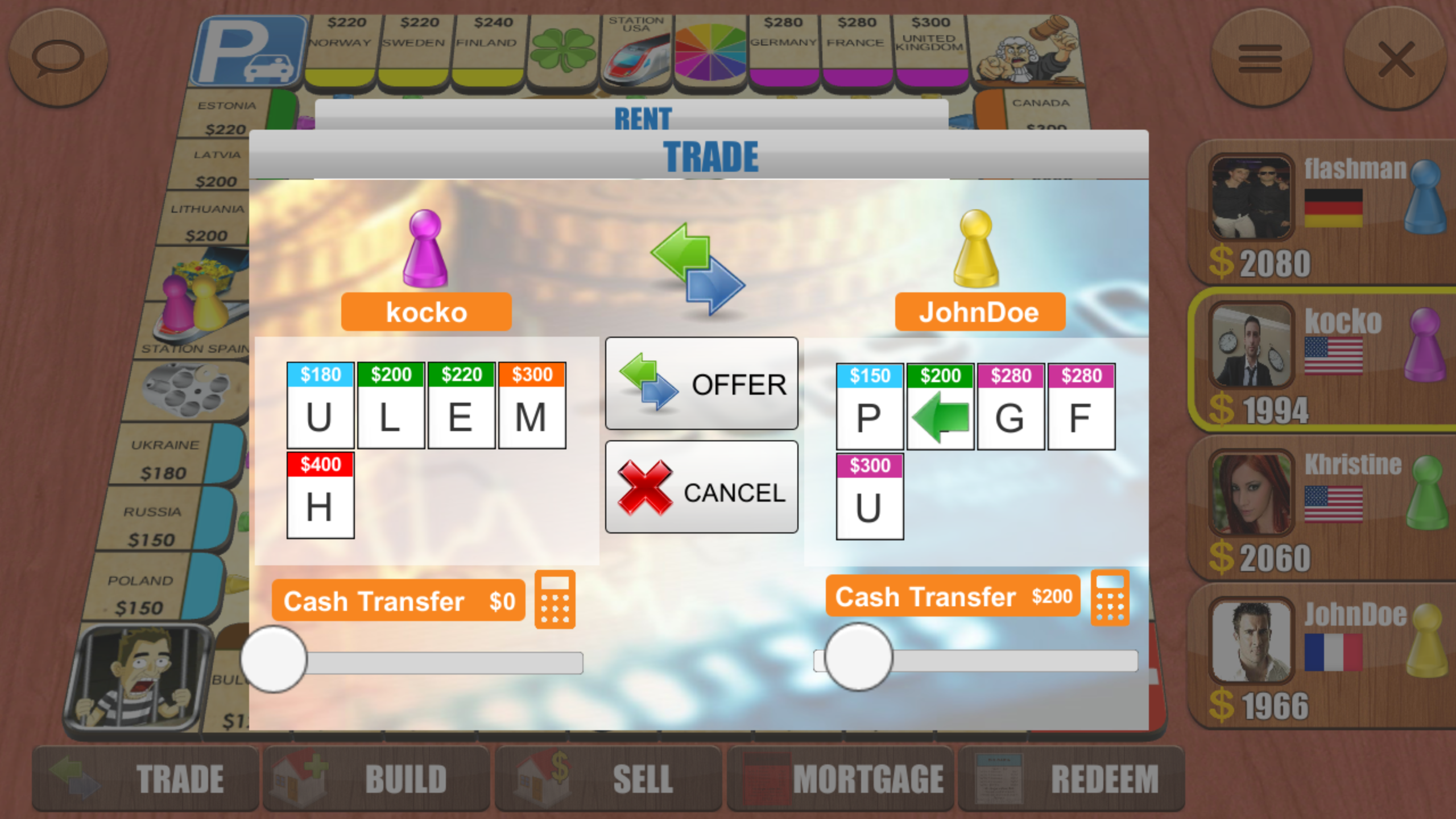 اسکرین شات 2 بازی Rento2D Lite: Online dice game