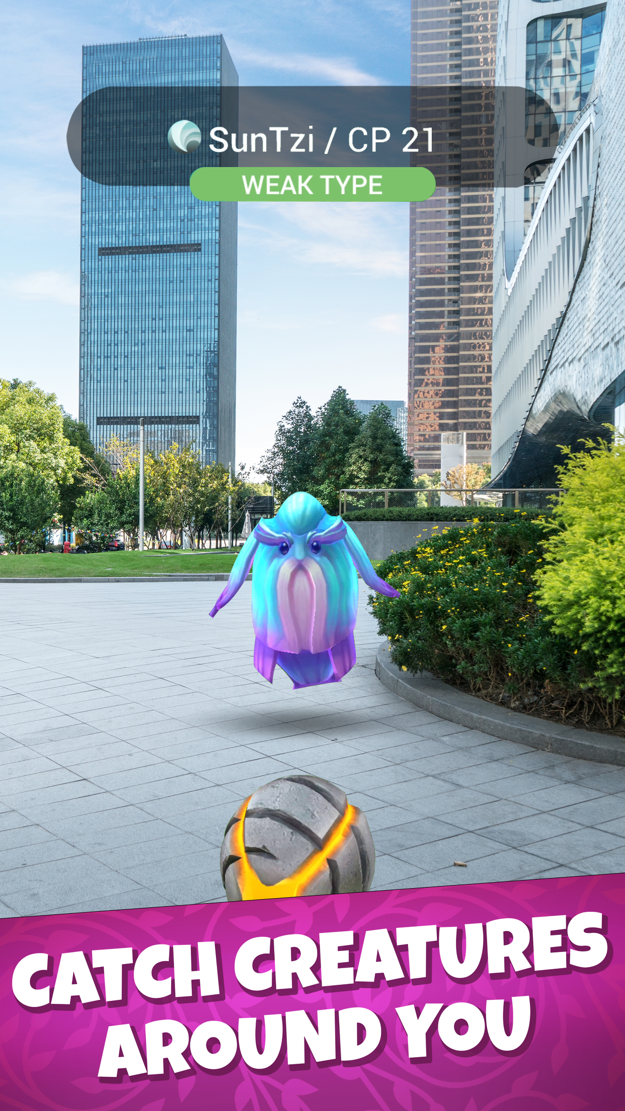 اسکرین شات 1 بازی Draconius GO: Catch a Dragon!