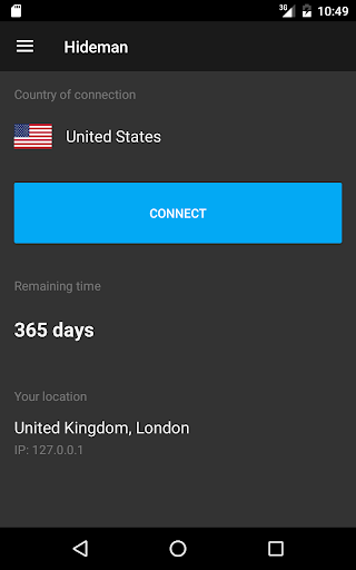 اسکرین شات 7 برنامه Hideman VPN