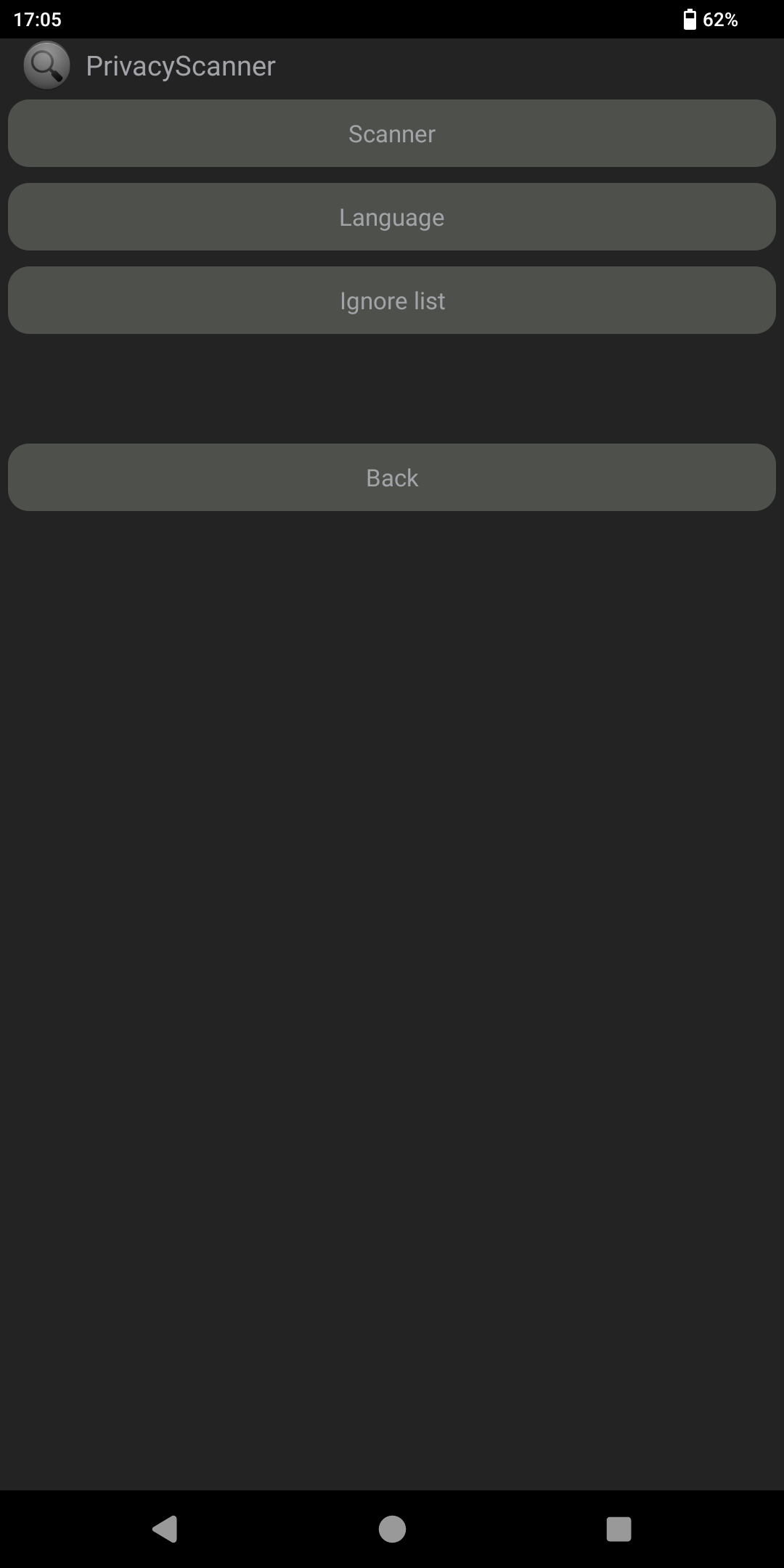 اسکرین شات 2 برنامه Privacy Scanner (AntiSpy)