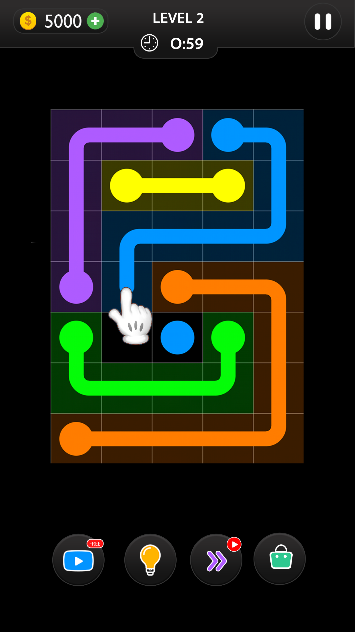 اسکرین شات 1 بازی Dot Knot™ - Connect the Dots