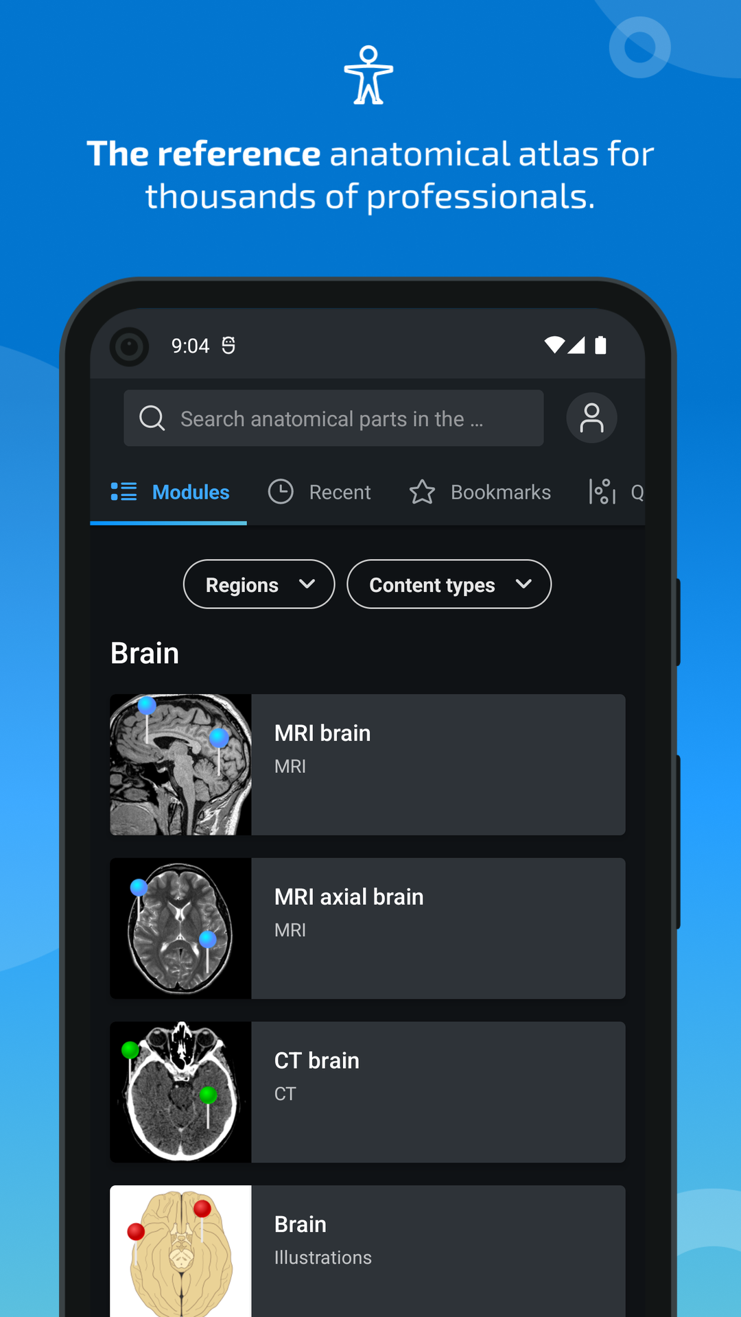 اسکرین شات 1 برنامه IMAIOS e-Anatomy