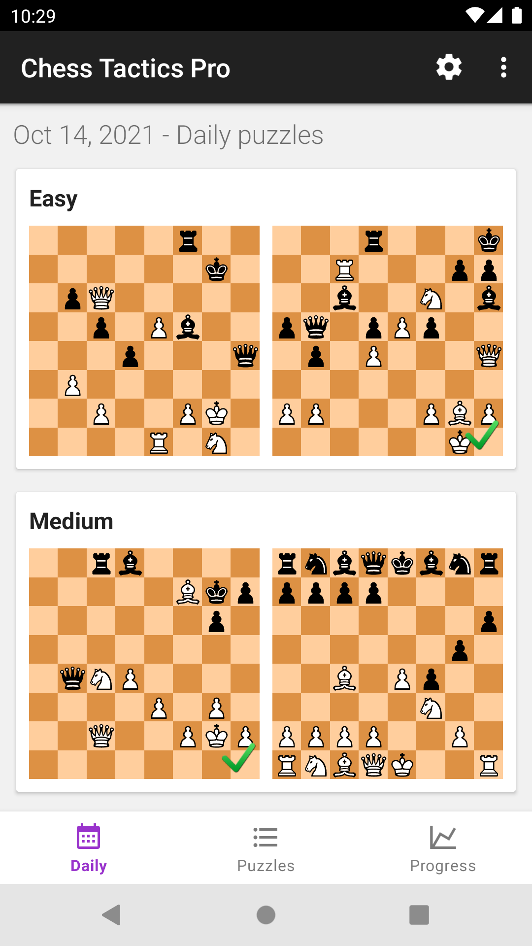 اسکرین شات 2 بازی Chess Tactics Pro (Puzzles)