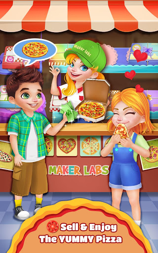 اسکرین شات 2 بازی Sweet Pizza Shop - Cooking Fun
