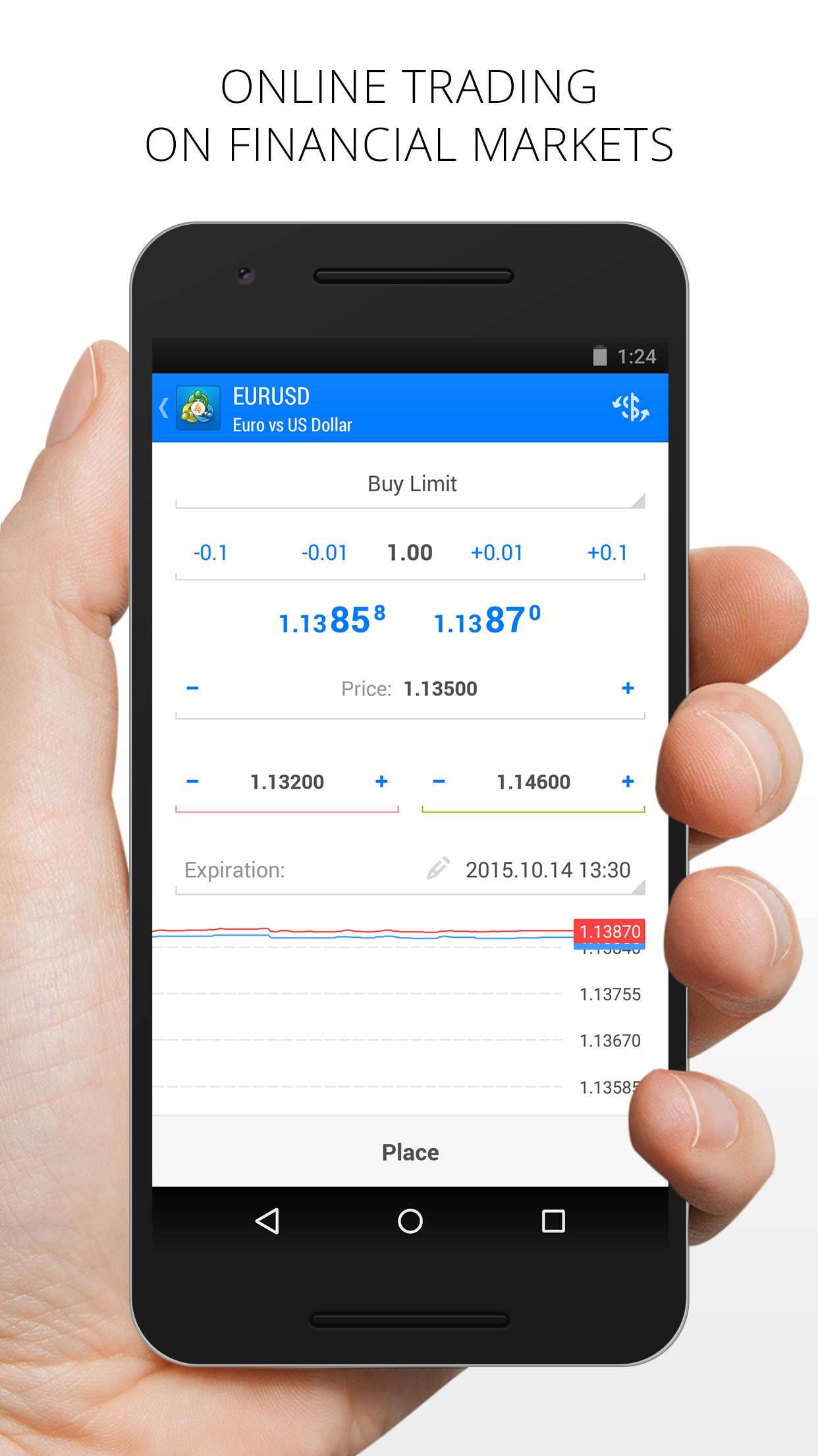 اسکرین شات 3 برنامه MetaTrader 4 Forex Trading