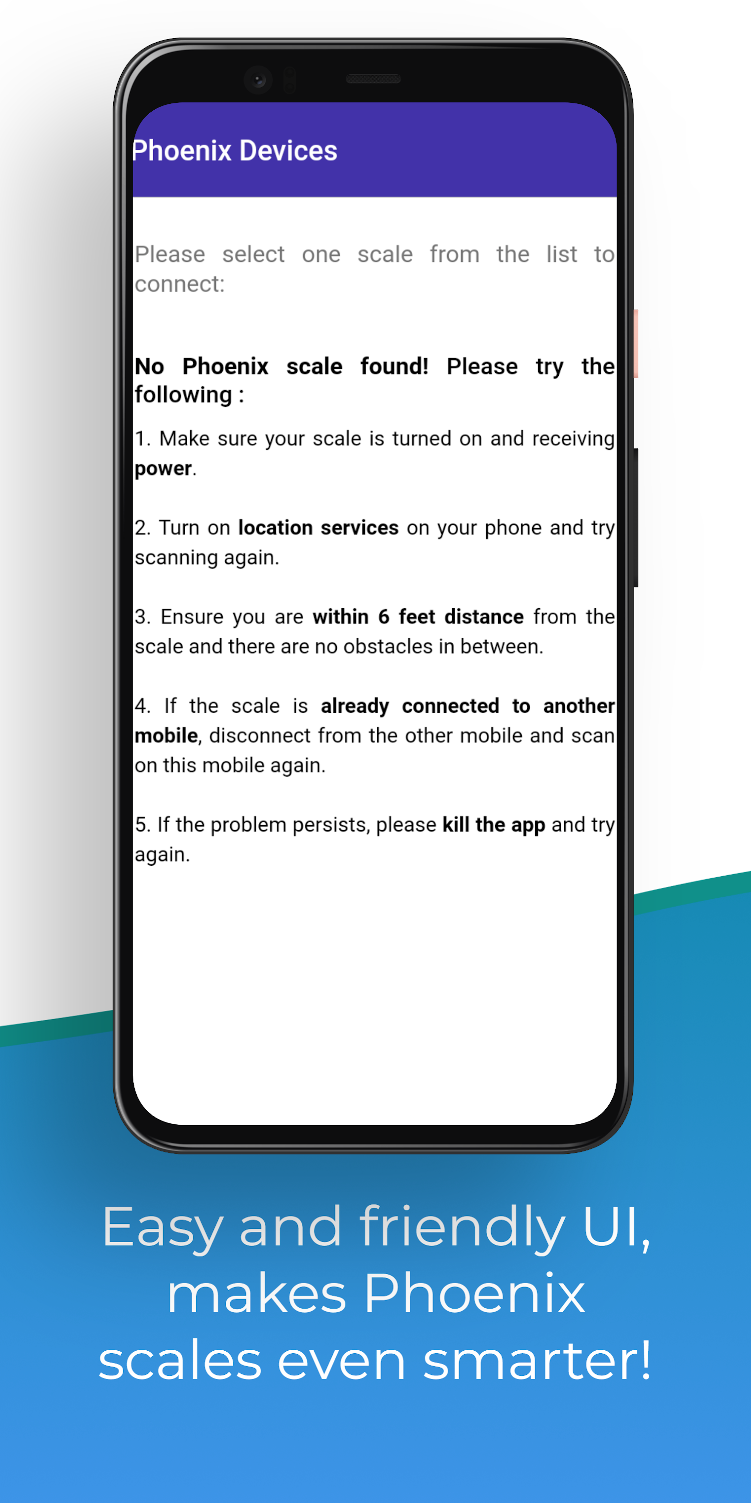 اسکرین شات 4 برنامه Phoenix Weighing Scale