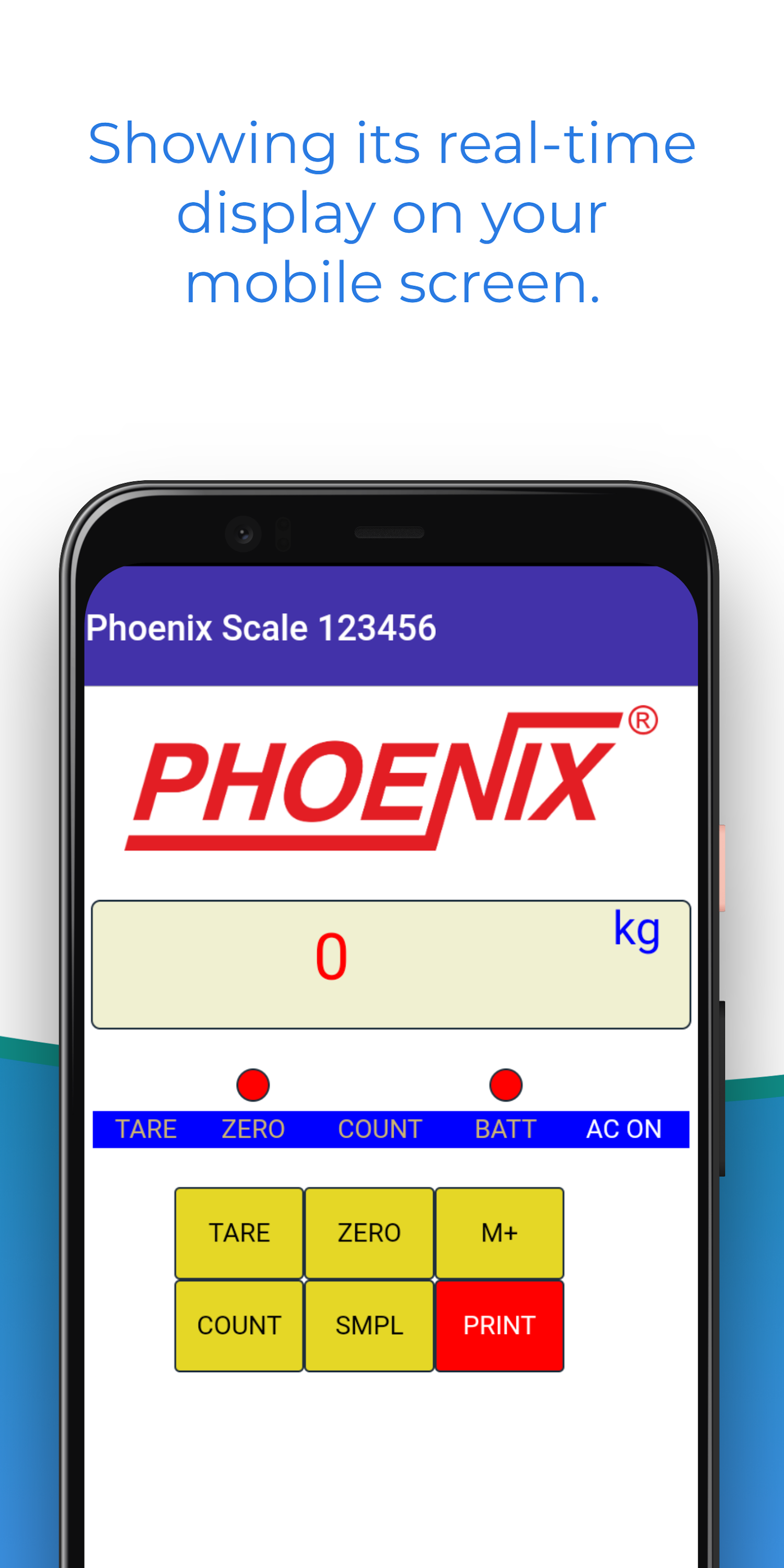 اسکرین شات 3 برنامه Phoenix Weighing Scale