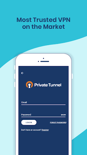 اسکرین شات 1 برنامه Private Tunnel VPN – Fast & Secure Cloud VPN
