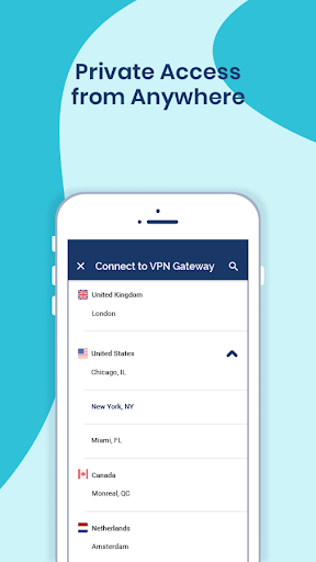اسکرین شات 4 برنامه Private Tunnel VPN – Fast & Secure Cloud VPN