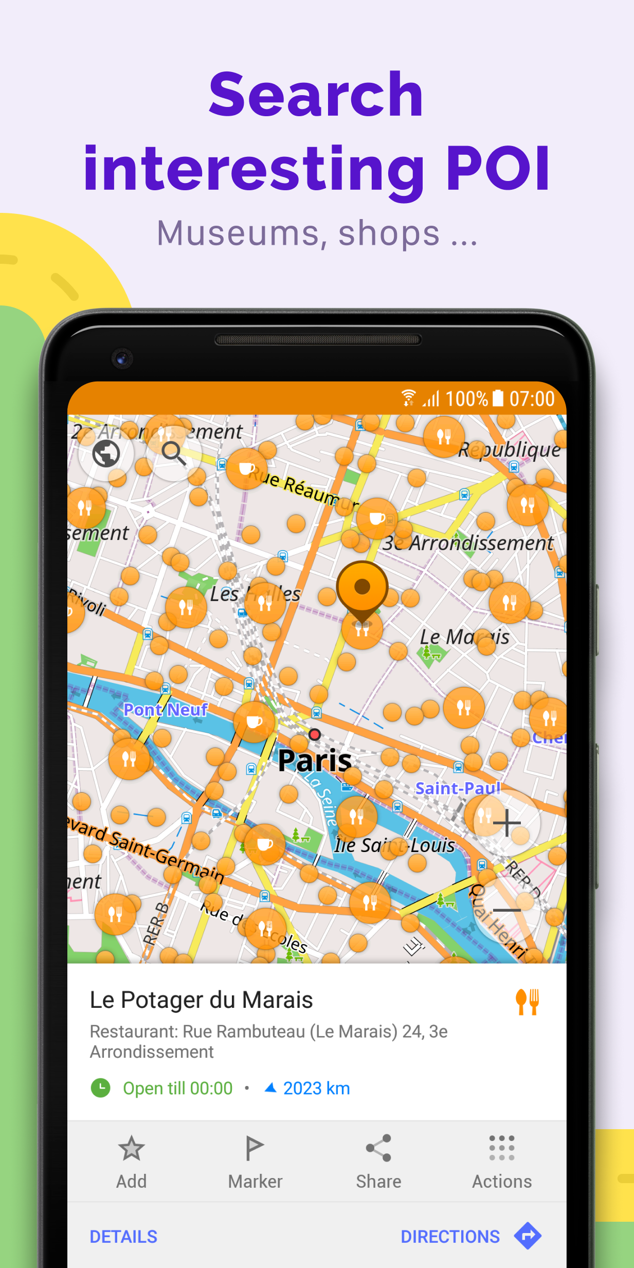 اسکرین شات 4 برنامه OsmAnd — Maps & GPS Offline