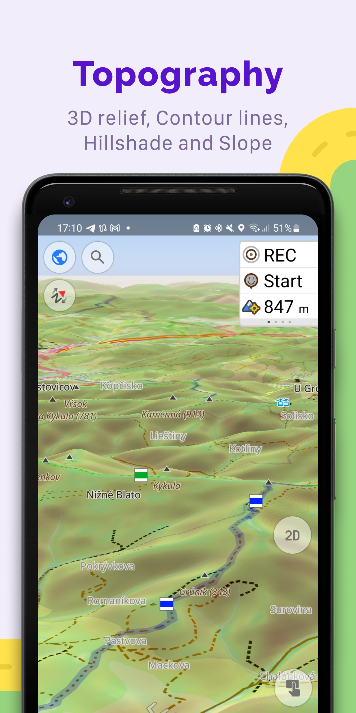 اسکرین شات 3 برنامه OsmAnd — Maps & GPS Offline