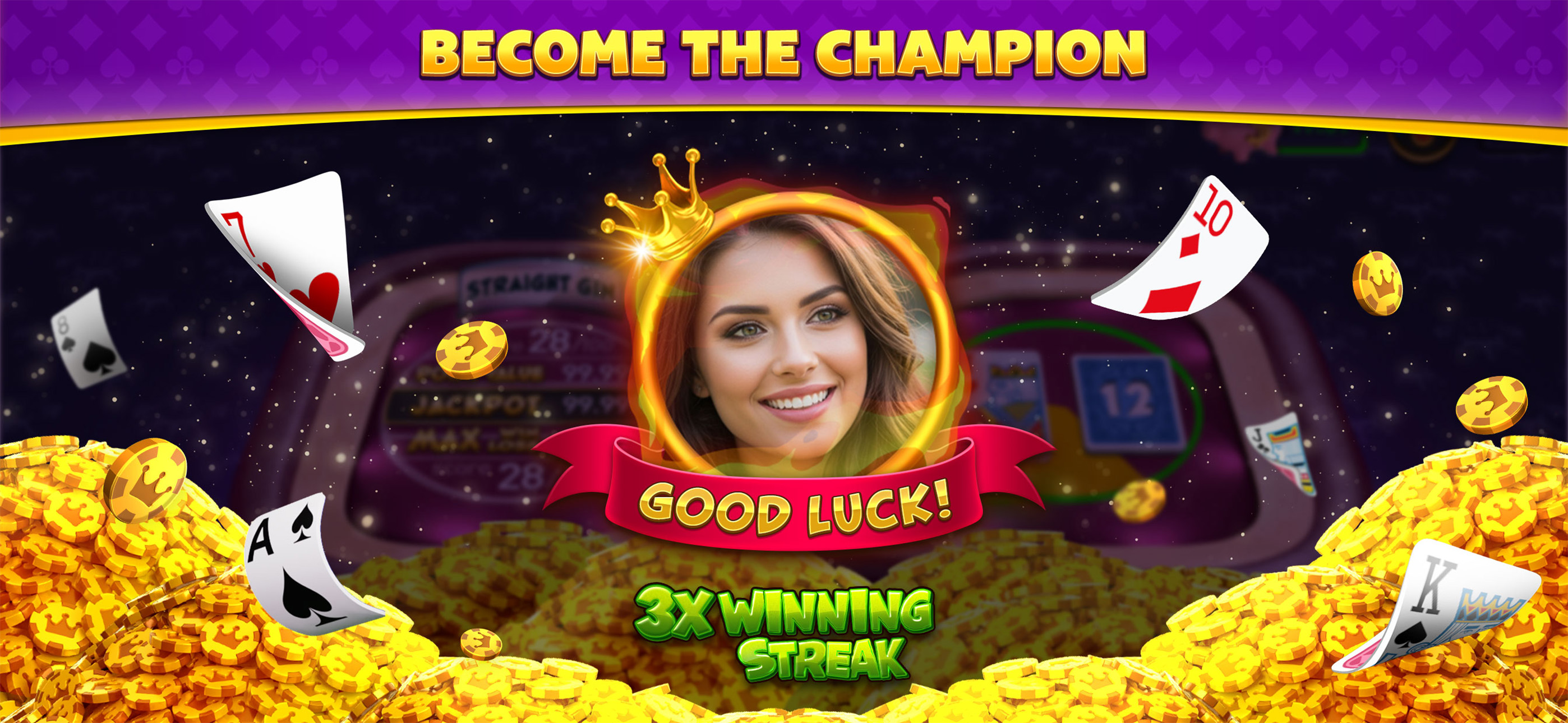 اسکرین شات 3 بازی Gin Rummy Plus: Fun Card Game