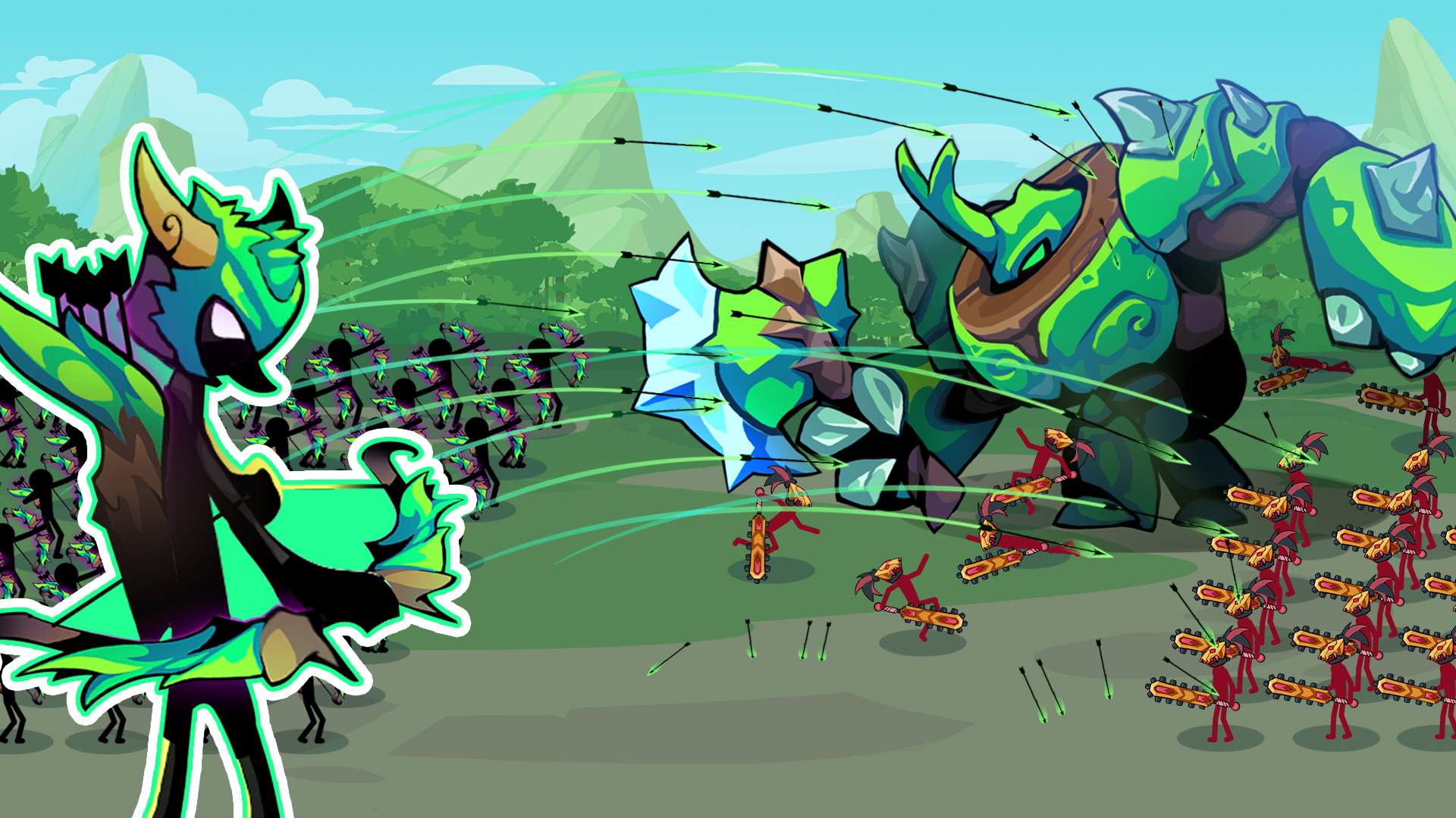 اسکرین شات 1 بازی Stick Saga: Endless War