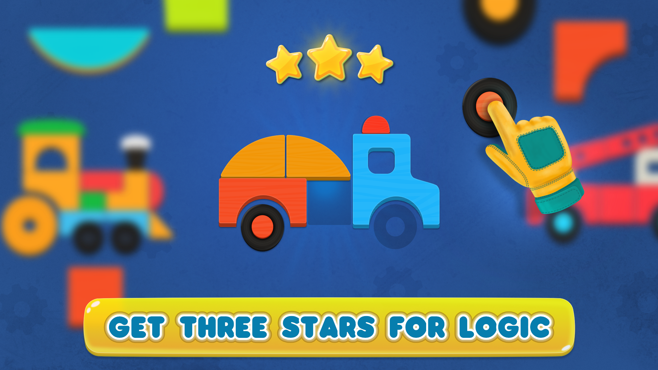 اسکرین شات 4 بازی Cosmo Shapes Puzzles for kids
