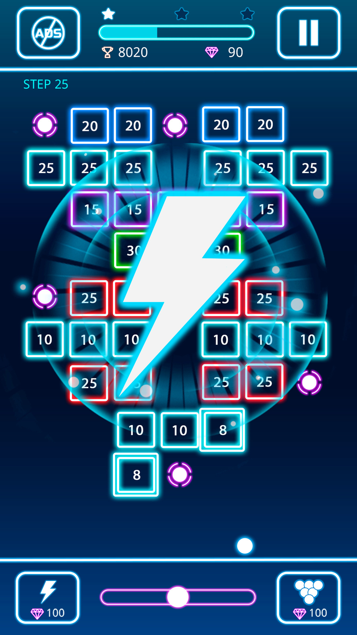اسکرین شات 4 بازی Bricks Breaker: Deluxe Crusher