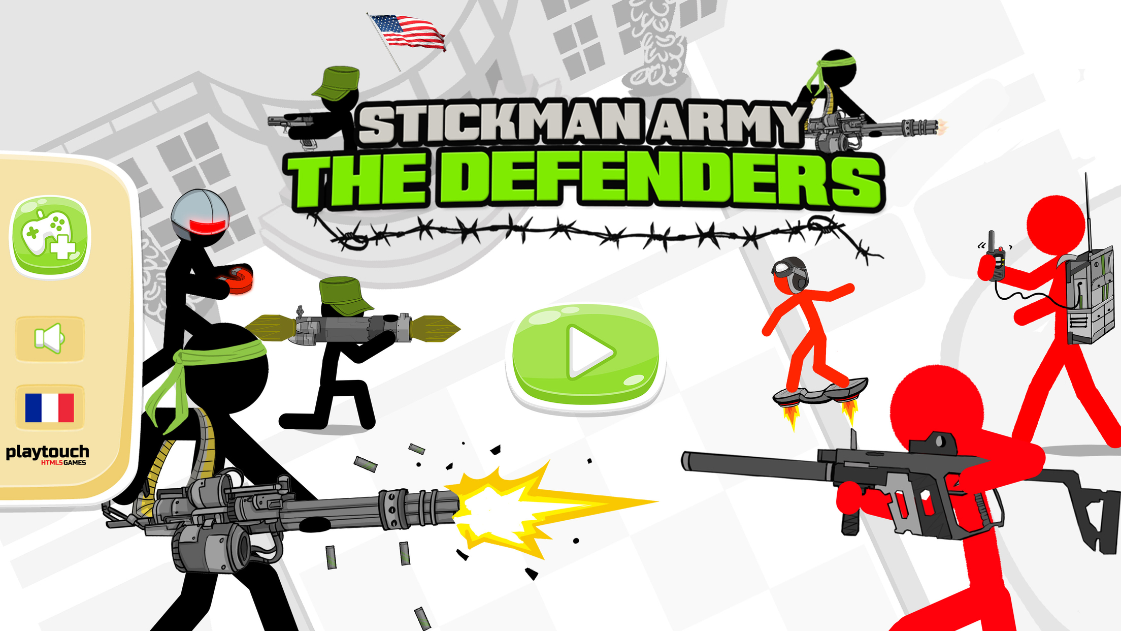 اسکرین شات 3 بازی Stickman Army : The Defenders