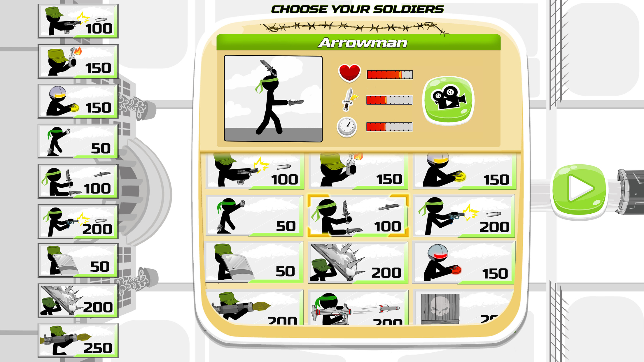 اسکرین شات 2 بازی Stickman Army : The Defenders