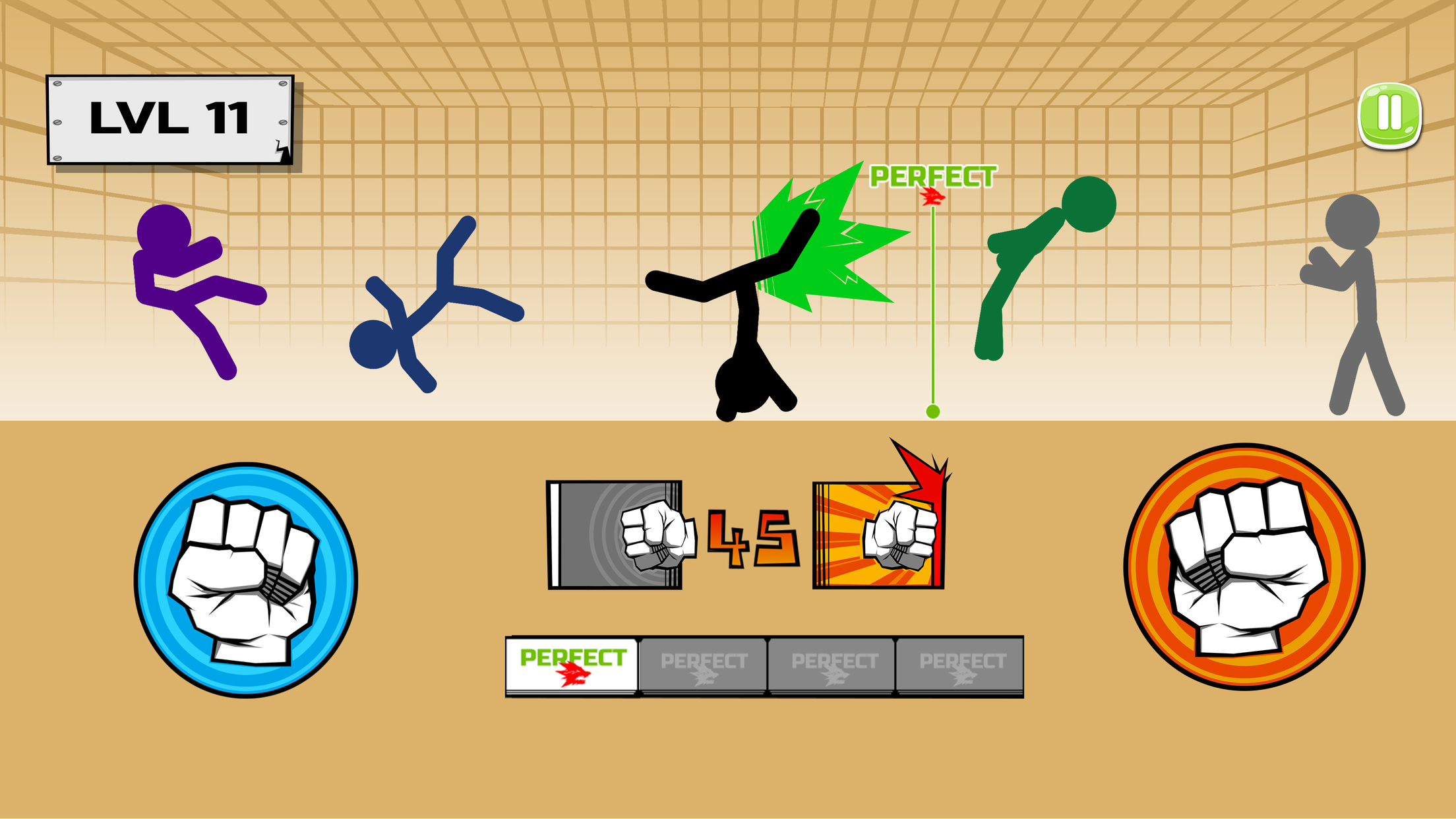 اسکرین شات 4 بازی Stickman fighter : Epic battle