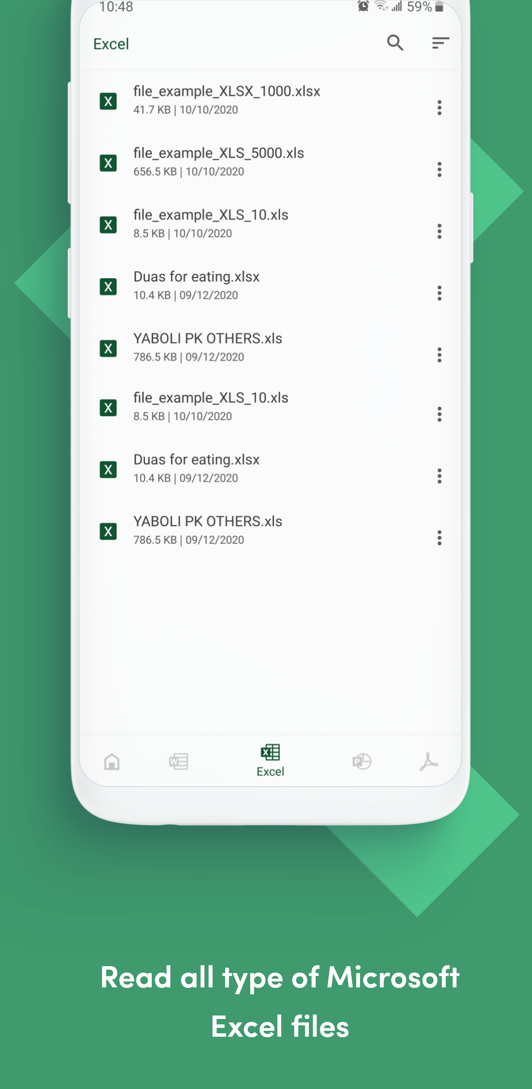 اسکرین شات 4 برنامه Office Reader - PDF,Word,Excel