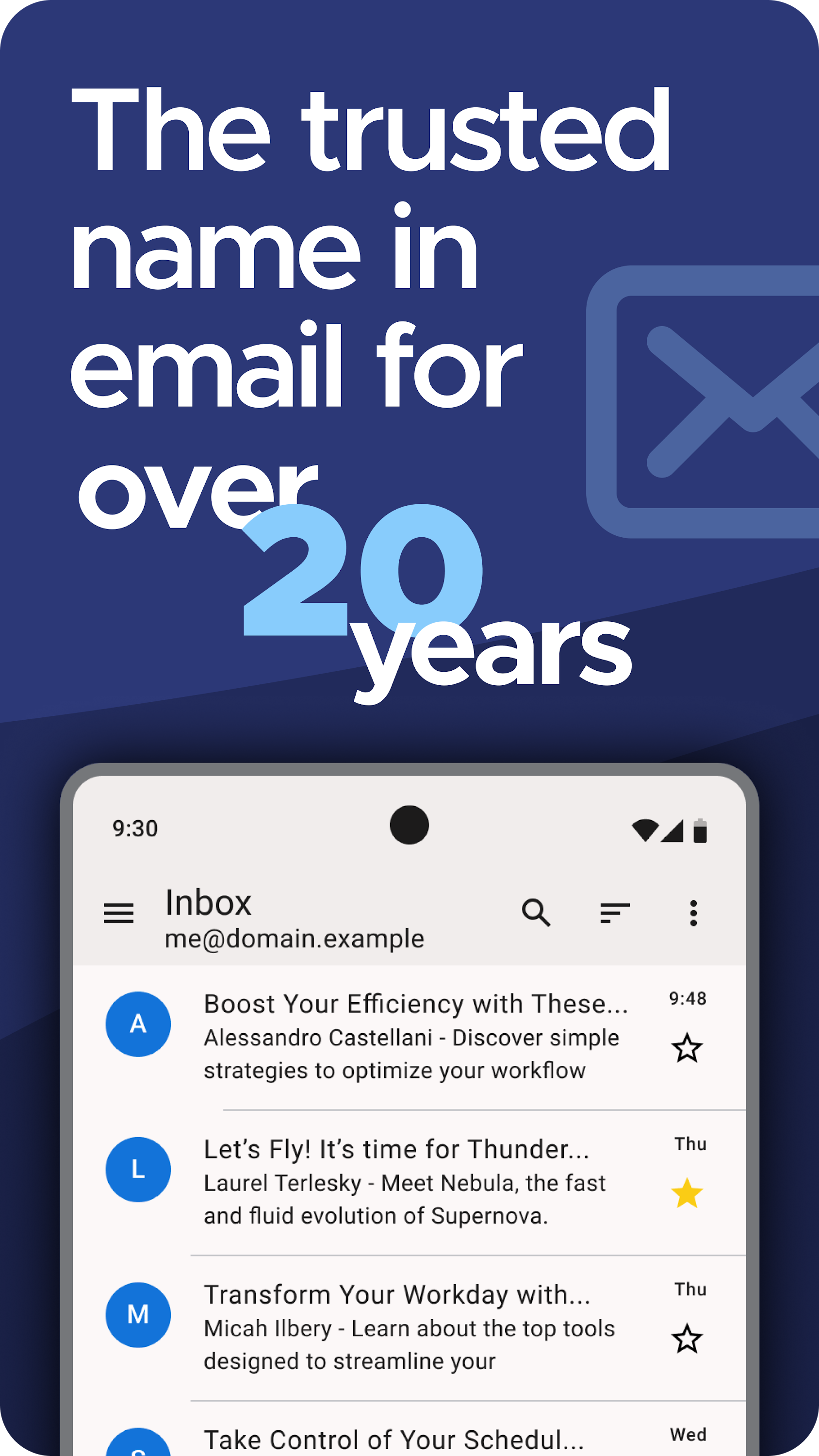 اسکرین شات 6 برنامه Thunderbird: Free Your Inbox