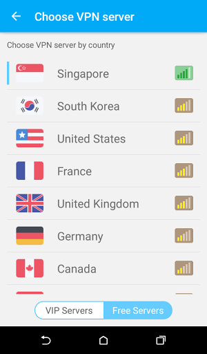 اسکرین شات 2 برنامه Zero VPN