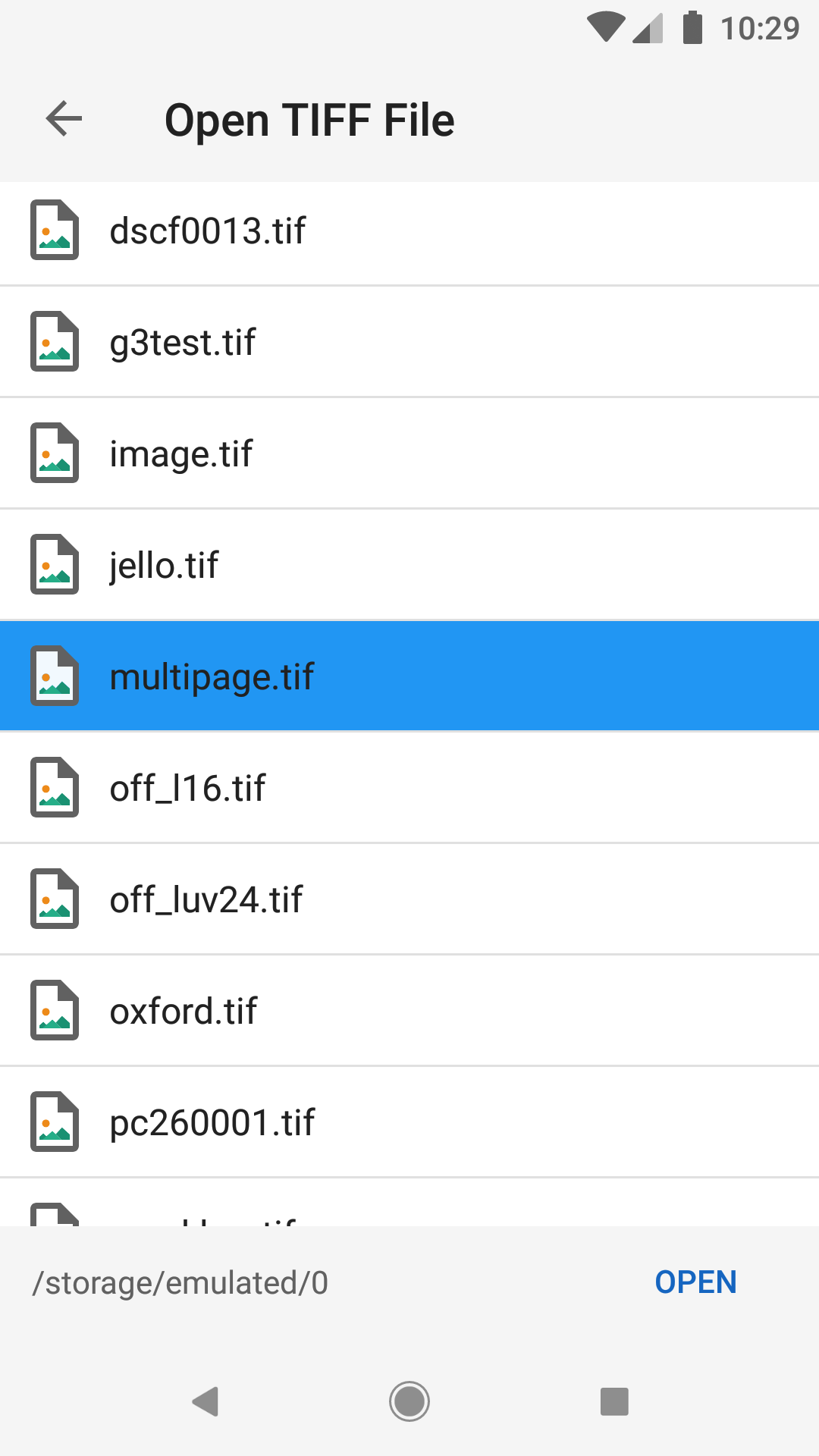 اسکرین شات 4 برنامه Multi-TIFF Viewer